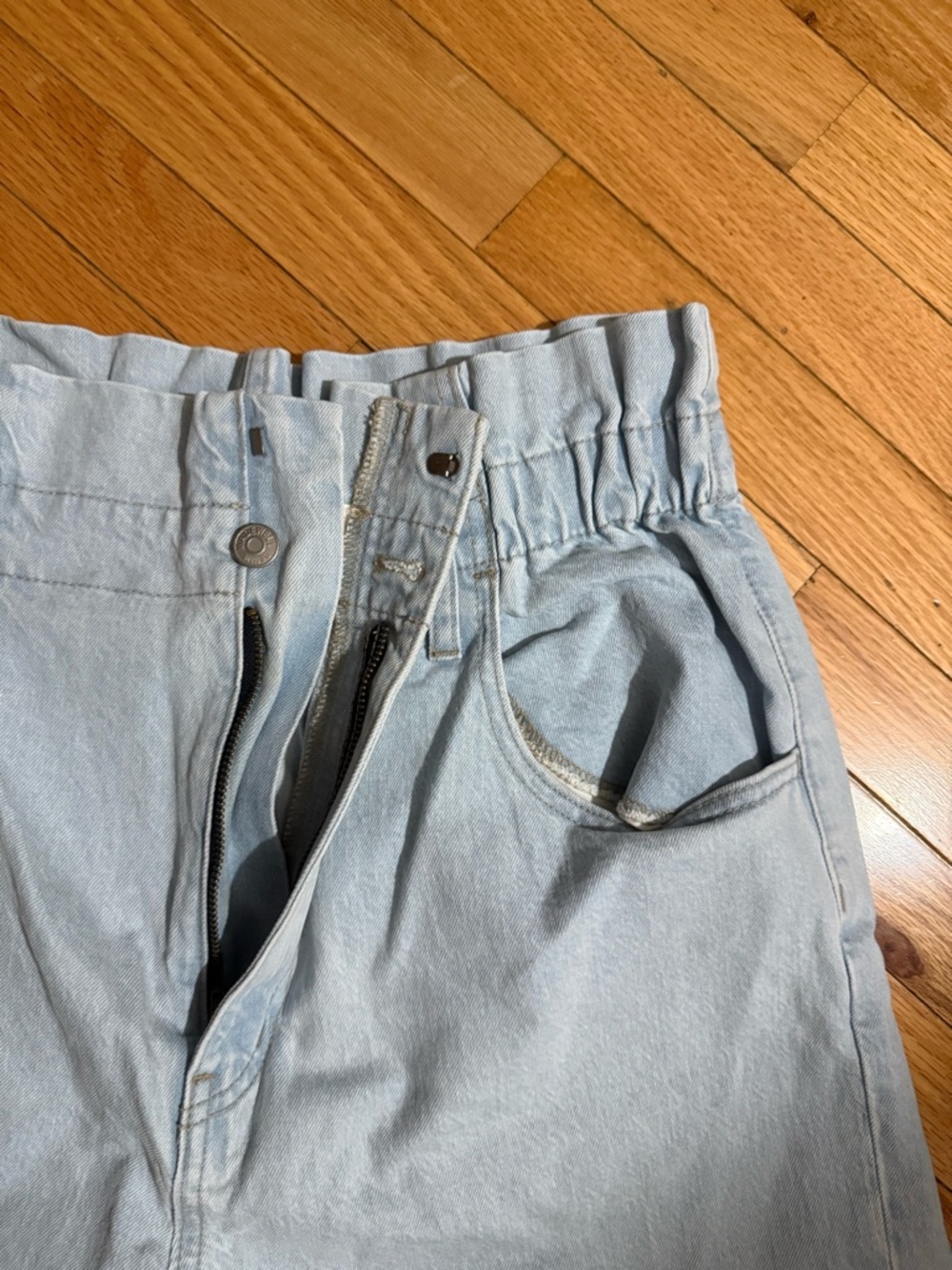 Madewell NWOT❗️Paperwaist Classic Straight Jeans in Broomfield Wash - Picture 9 of 13